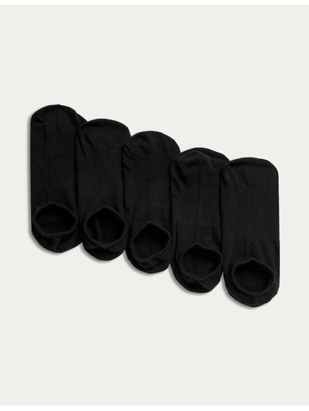 Marks & Spencer Set mit fünf Paar Damensocken in Schwarz von Marks & Spencer