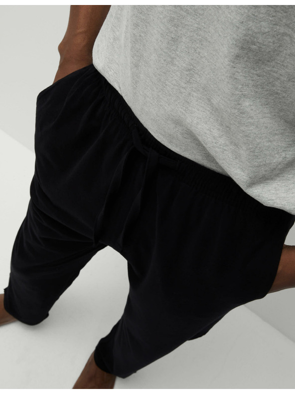 Marks & Spencer Schwarzer und grauer Pyjama für Herren von Marks & Spencer