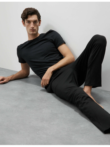 Marks & Spencer Schwarze Supima®-Pyjamahose für Herren von Marks & Spencer