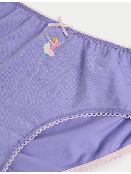 Marks & Spencer Siebenfarbiger Marks & Spencer Ballerina-Schlüpfer für Mädchen