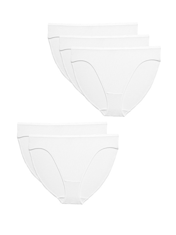 Marks & Spencer Marks & Spencer Weiße Damenhosen Fünferpack