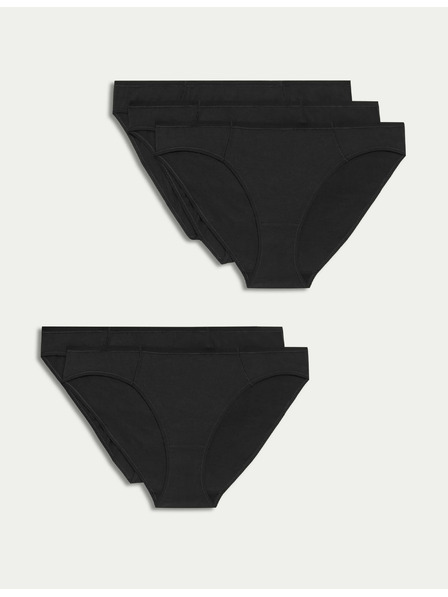 Marks & Spencer Fünfer-Set Damenhosen in Schwarz Marks & Spencer