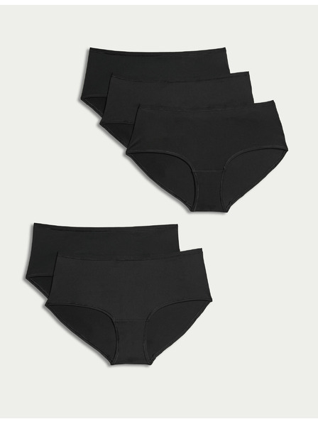 Marks & Spencer Fünfer-Set Damenhosen in Schwarz Marks & Spencer