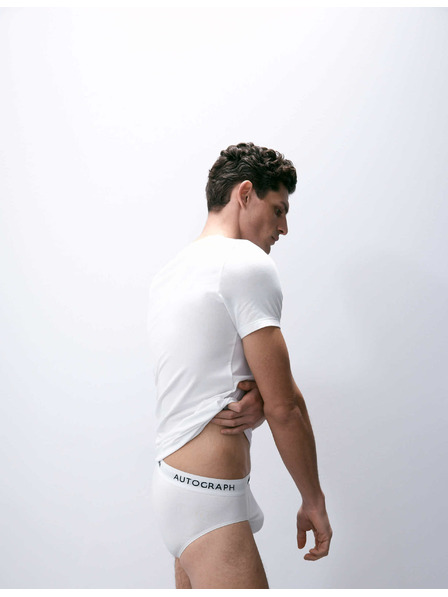 Marks & Spencer Supima® Baumwoll- und Modalslips, 5er-Pack Marks & Spencer weiß