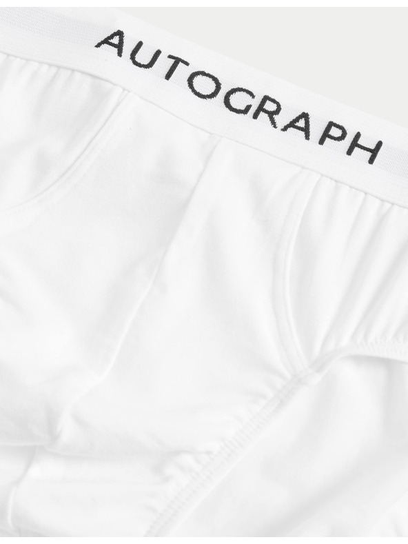 Marks & Spencer Supima® Baumwoll- und Modalslips, 5er-Pack Marks & Spencer weiß