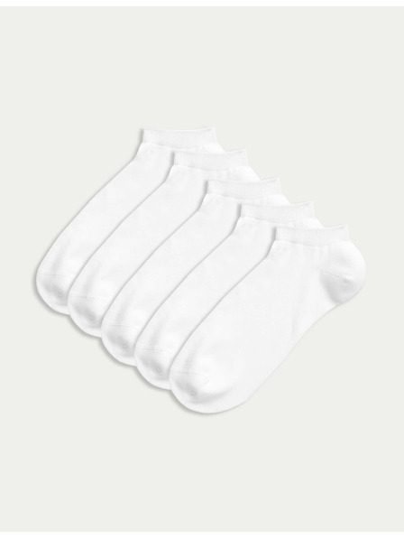 Marks & Spencer 5 Paar Sportsocken mit Cool & Fresh™-Technologie Marks & Spencer weiß