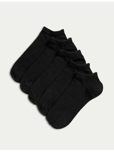 Marks & Spencer 5 Paar Marks & Spencer Cool & Fresh™ Sportsocken schwarz