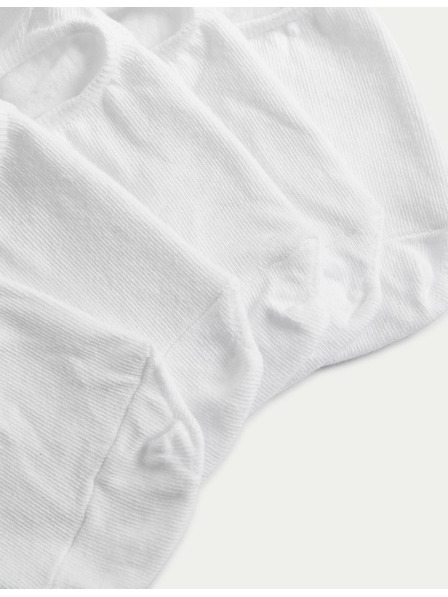 Marks & Spencer Trainer Liners™ kurze Socken mit Cool & Fresh™ Technologie, 5 Paar pro Packung Marks & Spencer weiß