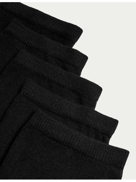 Marks & Spencer 5 Paar Sumptuously Soft™ Marks & Spencer Söckchen schwarz