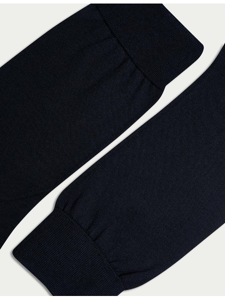 Marks & Spencer Socken aus reiner Baumwolle, 3 Paar Marks & Spencer navy blue