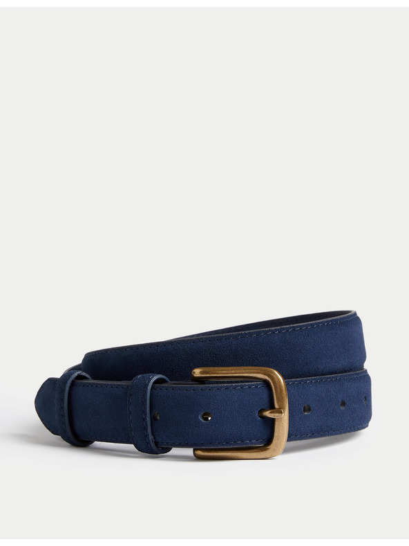 Marks & Spencer Suede belt Marks & Spencer navy