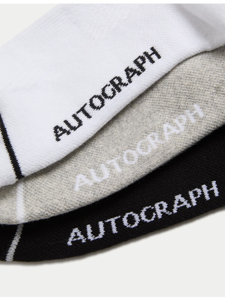 Marks & Spencer Sportsocken aus Supima® Baumwollmischung, 3 Stück Marks & Spencer mehrfarbig