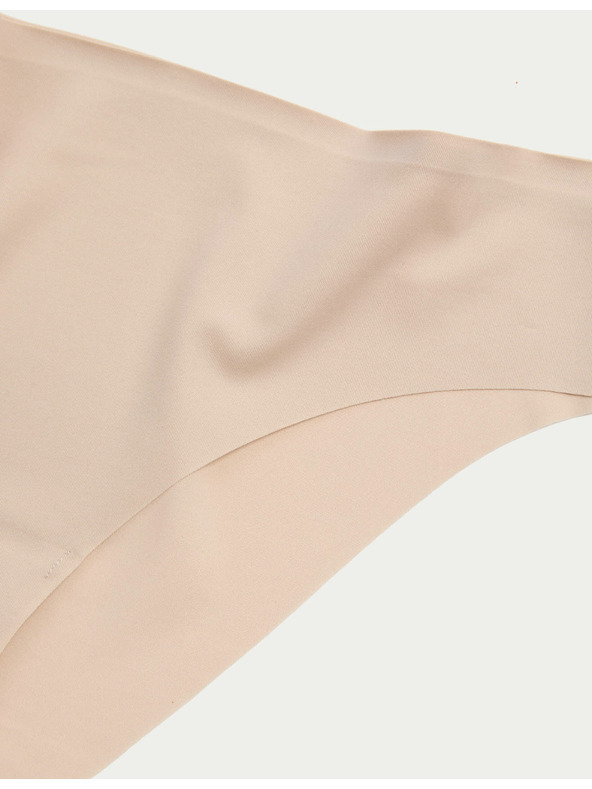 Marks & Spencer Invisible Brazilian panties without visible hems, 3-pack Marks & Spencer beige