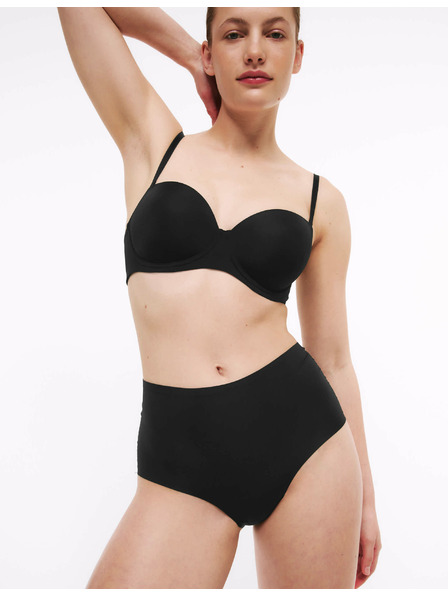 Marks & Spencer Shorty panties without visible hems with high waist, 3-pack Marks & Spencer black