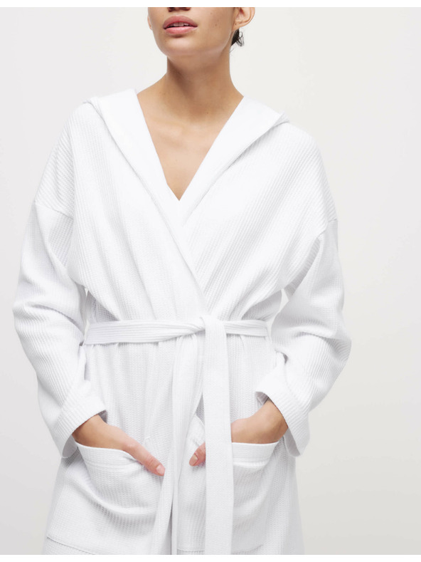 Marks & Spencer Comfortable jersey bathrobe with waffle pattern Marks & Spencer