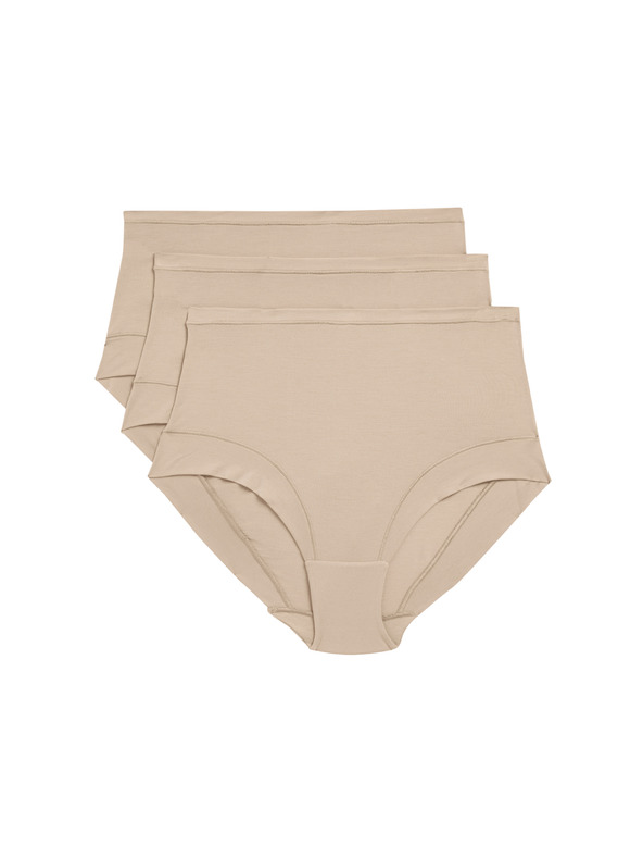 Marks & Spencer Slip briefs, with Flexifit technology, 3 pcs Marks & Spencer beige