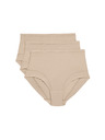 Marks & Spencer Slip briefs, with Flexifit technology, 3 pcs Marks & Spencer beige