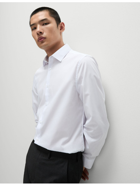 Marks & Spencer Slim Fit Hemd, bügelleicht Marks & Spencer weiß