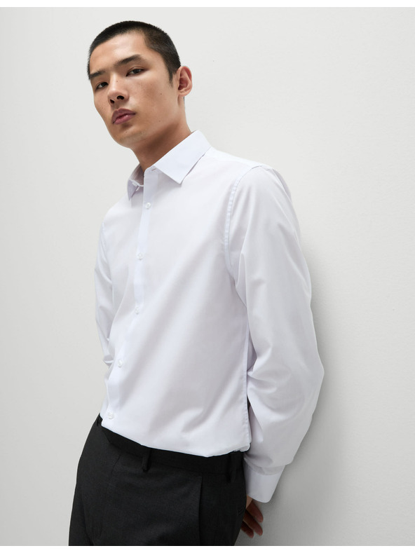 Marks & Spencer Slim Fit Hemd, bügelleicht Marks & Spencer weiß