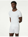 Marks & Spencer Dreier-Set Basic-T-Shirts für Herren in Weiß mit Marks & Spencer Cool & Fresh™ Technologie