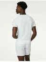 Marks & Spencer Dreier-Set Basic-T-Shirts für Herren in Weiß mit Marks & Spencer Cool & Fresh™ Technologie