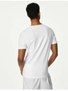 Marks & Spencer Dreier-Set Basic-T-Shirts für Herren in Weiß mit Marks & Spencer Cool & Fresh™ Technologie