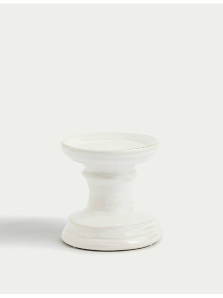 Marks & Spencer Keramik-Kerzenhalter Marks & Spencer weiß