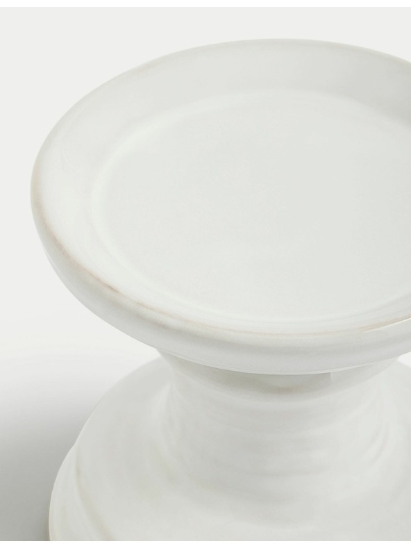 Marks & Spencer Keramik-Kerzenhalter Marks & Spencer weiß