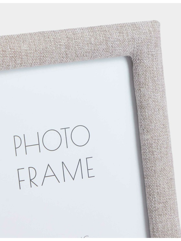 Marks & Spencer Stoffbilderrahmen 10 x 15 cm Marks & Spencer grau