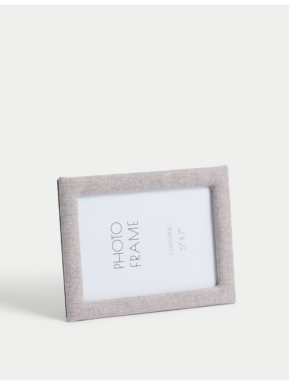 Marks & Spencer Stoffbilderrahmen 10 x 15 cm Marks & Spencer grau