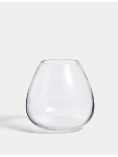 Marks & Spencer Kleine Tränenförmige Glasvase Marks & Spencer beige