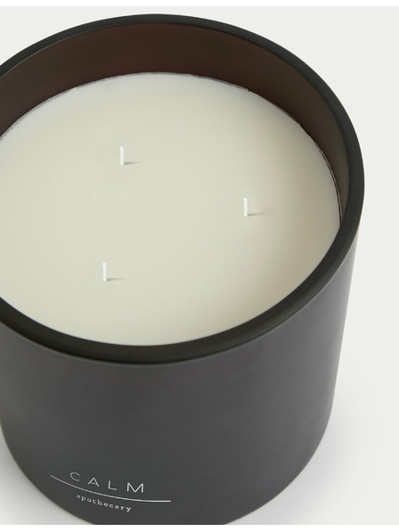 Marks & Spencer Beruhigende Dreiwocken-Kerze Marks & Spencer gelb