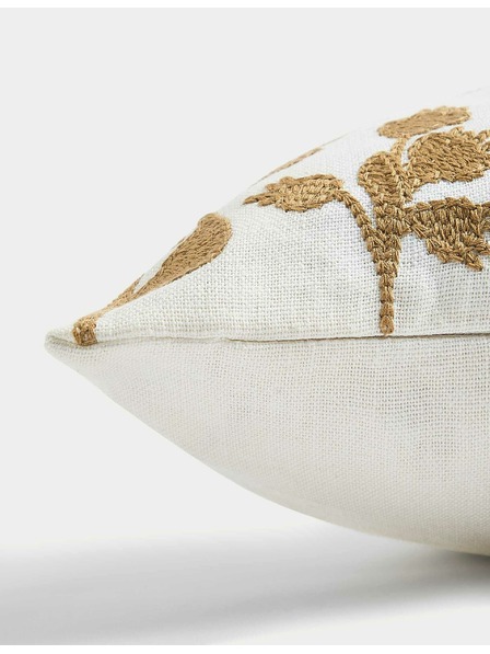 Marks & Spencer Nackenkissen aus Leinenmischung mit Blumenstickerei von Marks & Spencer gold