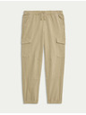 Marks & Spencer Cargohose, mit hohem Baumwollanteil Marks & Spencer beige