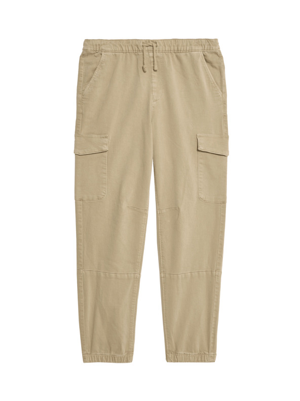 Marks & Spencer Cargohose, mit hohem Baumwollanteil Marks & Spencer beige