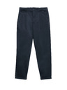 Marks & Spencer Gefaltete Chino-Hose mit hohem Baumwollgehalt (6-16 Jahre) Marks & Spencer marineblau