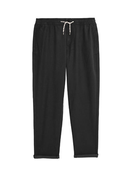 Marks & Spencer Lockere Chino-Hose mit hohem Baumwollanteil und elastischem Bund (6–16 Jahre) Marks & Spencer schwarz