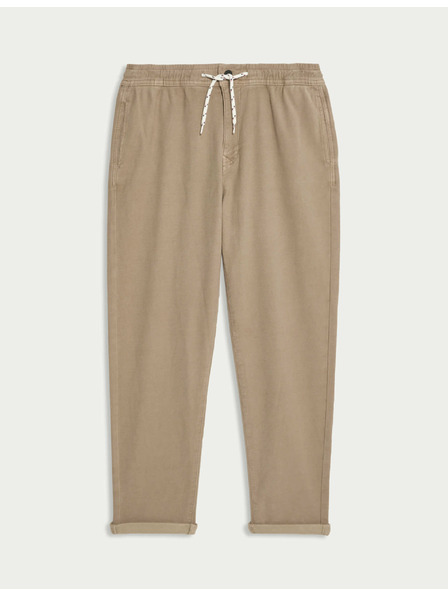Marks & Spencer Lockere Twillhose mit hohem Baumwollanteil (6–16 Jahre) Marks & Spencer braun