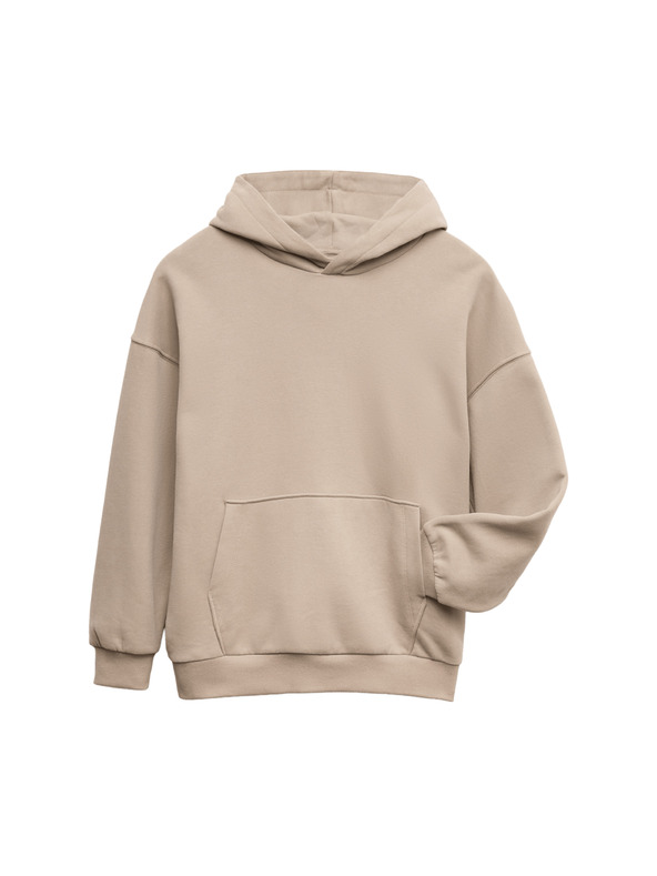 Marks & Spencer Kapuzenpullover aus Baumwolle mit hoher Taille (6-16 Jahre) Marks & Spencer beige