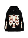Marks & Spencer Skeleton Kapuzenpullover mit hohem Baumwollanteil (6-16 Jahre) Marks & Spencer schwarz