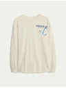 Marks & Spencer T-Shirt aus reiner Baumwolle mit grafischem Motiv (6–16 Jahre) Marks & Spencer creme