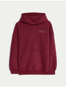 Marks & Spencer Hoodie mit Kapuze und hohem Baumwollanteil (6–16 Jahre) Marks & Spencer rot