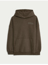 Marks & Spencer Kapuzenpullover aus reiner Baumwolle (6-16 Jahre) Marks & Spencer braun