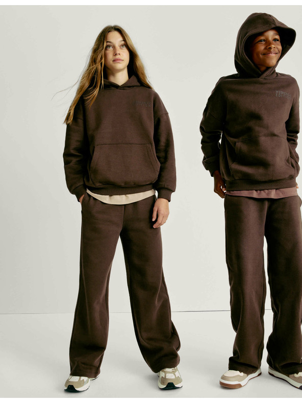 Marks & Spencer Kapuzenpullover aus reiner Baumwolle (6-16 Jahre) Marks & Spencer braun