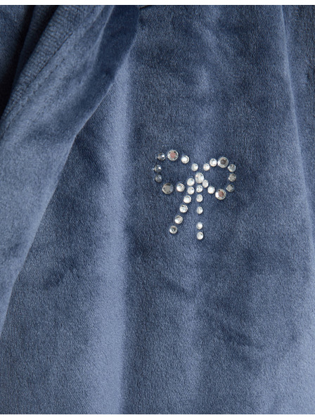 Marks & Spencer Samt-Bademantel mit Kapuze (6-16 Jahre) Marks & Spencer mehrfarbig