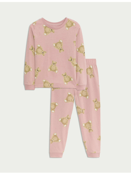 Marks & Spencer Pyjama aus reiner Baumwolle mit Spencer Bear™-Motiv (1-16 Jahre) Marks & Spencer braun