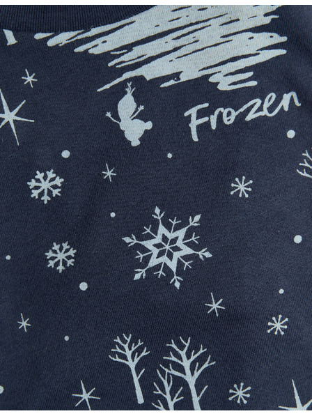 Marks & Spencer Pyjama mit Disney Frozen™-Motiv, aus reiner Baumwolle (2-8 Jahre) Marks & Spencer marineblau