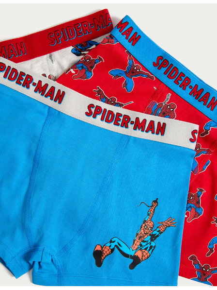 Marks & Spencer Spider-Man™ Boxershorts mit hohem Baumwollanteil, 3 Stück im Set (3–10 Jahre) Marks & Spencer mehrfarbig