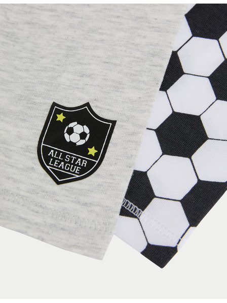 Marks & Spencer Boxershorts mit Fußballmotiv und hohem Baumwollanteil (5–16 Jahre), 5 Stück Marks & Spencer mehrfarbig