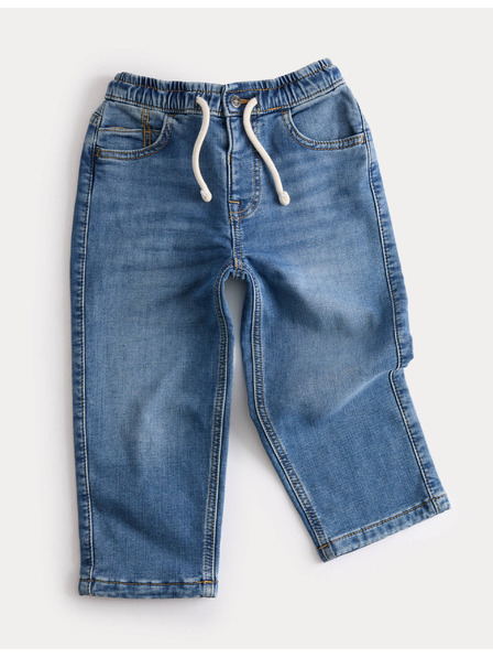 Marks & Spencer Jeans mit bequemem Bund, geradem Bein und hohem Baumwollanteil (2–8 Jahre) Marks & Spencer navy